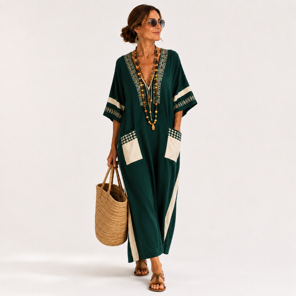 Caftan Noor Groene Etnische