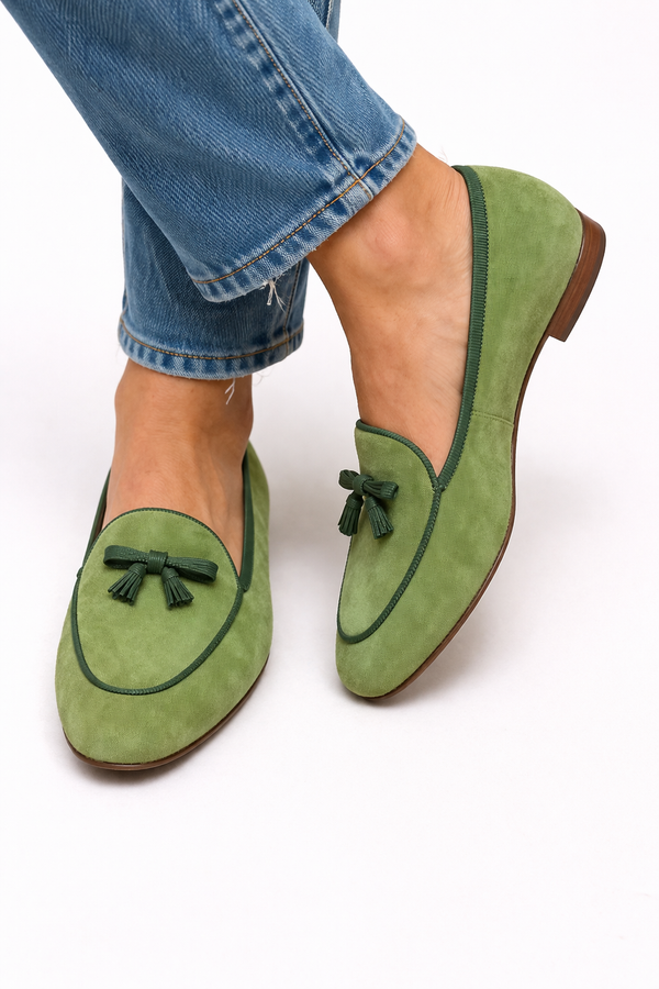 Geneviève - Elegante Platte Schuhe mit Schleife