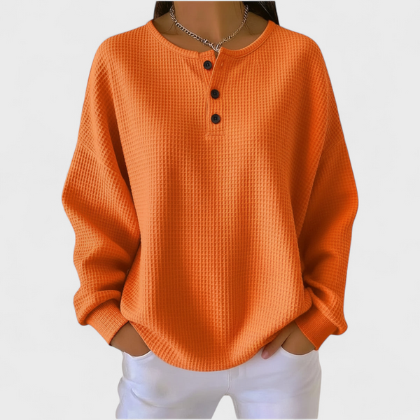 Elisabeth | Pullover aus weichem Waffelstrick