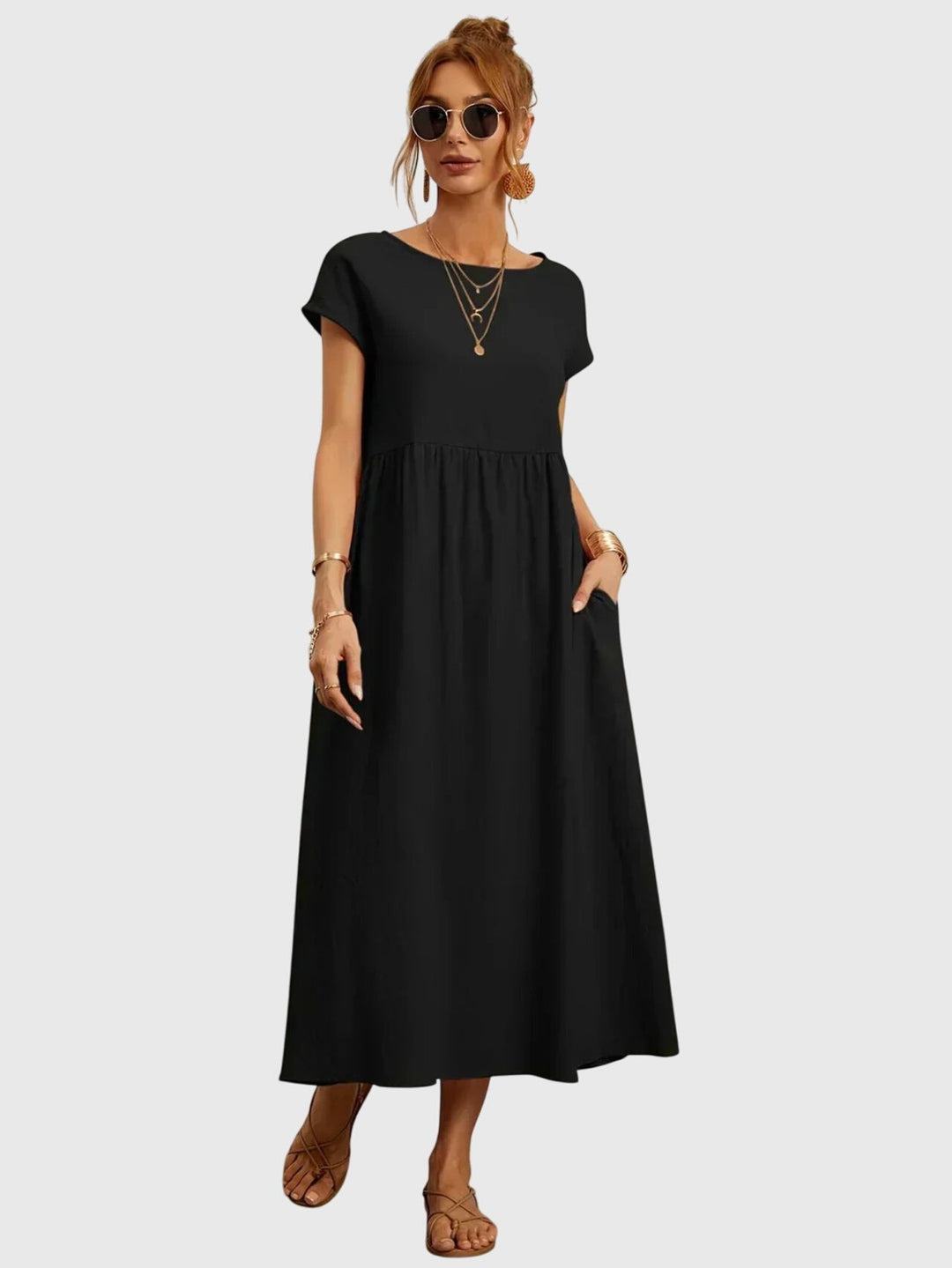Nieke | Lässiges Kleid mit Taschen