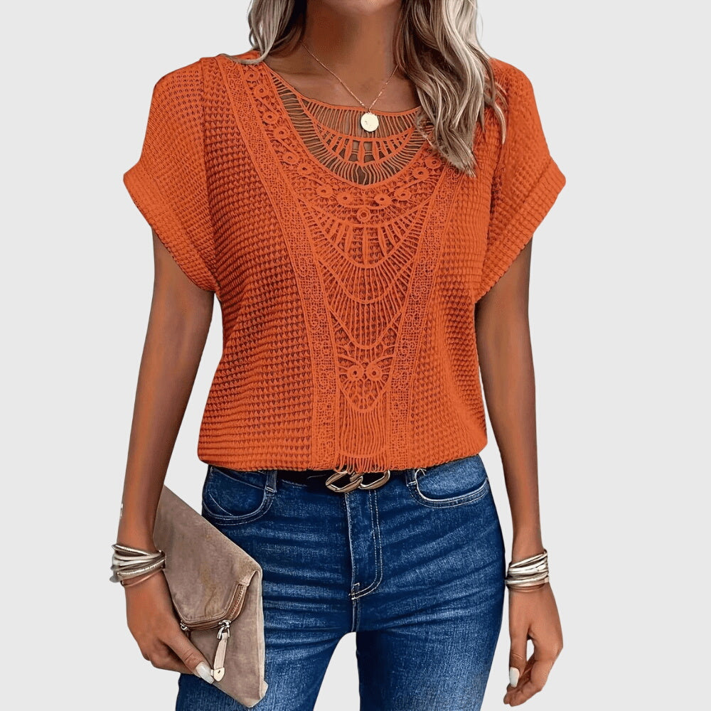 Inge | Elegante Bluse im Ibiza-Stil