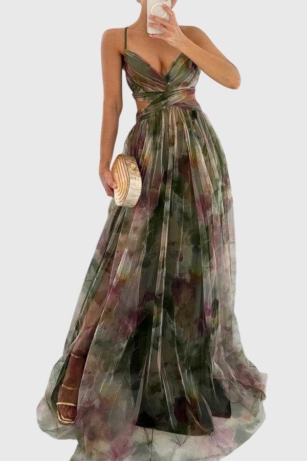 Caroline | Maxi Blumenkleid