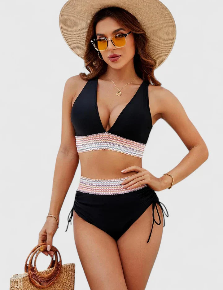 Yara | Elegantes Hohe Bikini Set