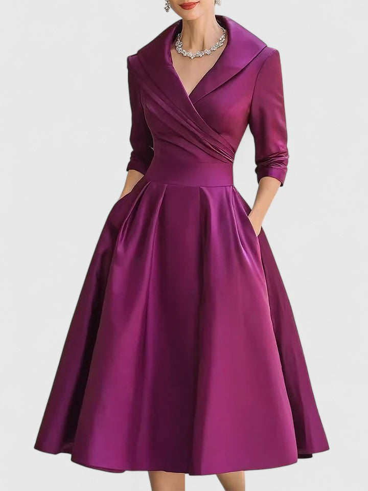 Leonore | Elegantes Midi-Kleid
