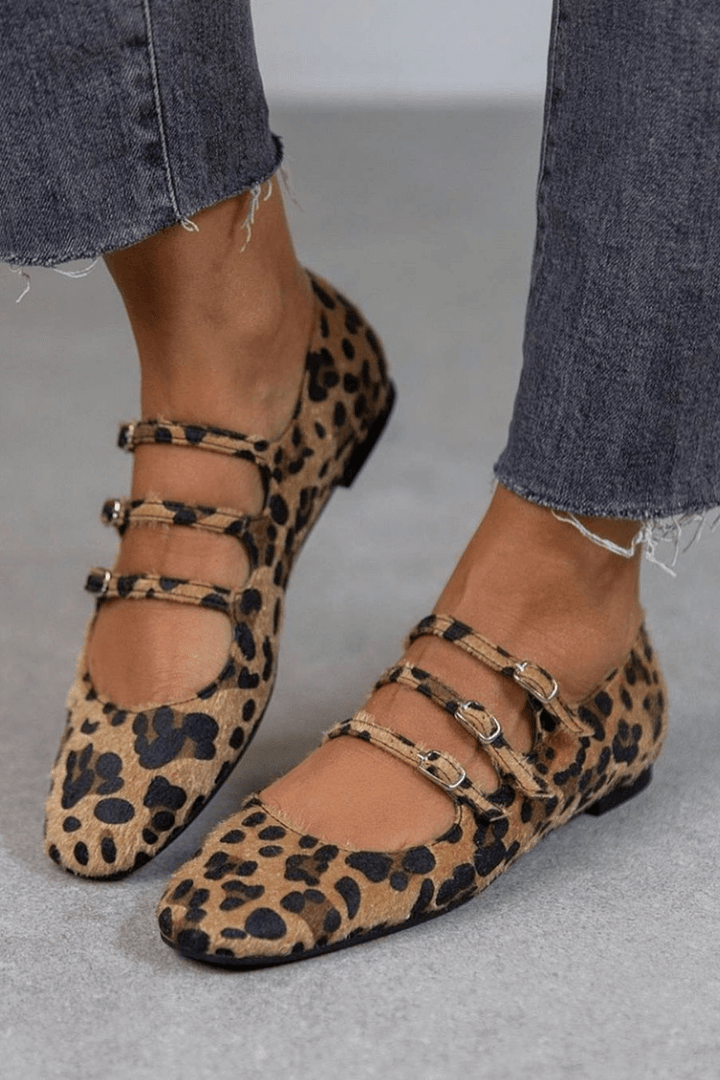 Angelie - Schuhe mit Leopardenmuster