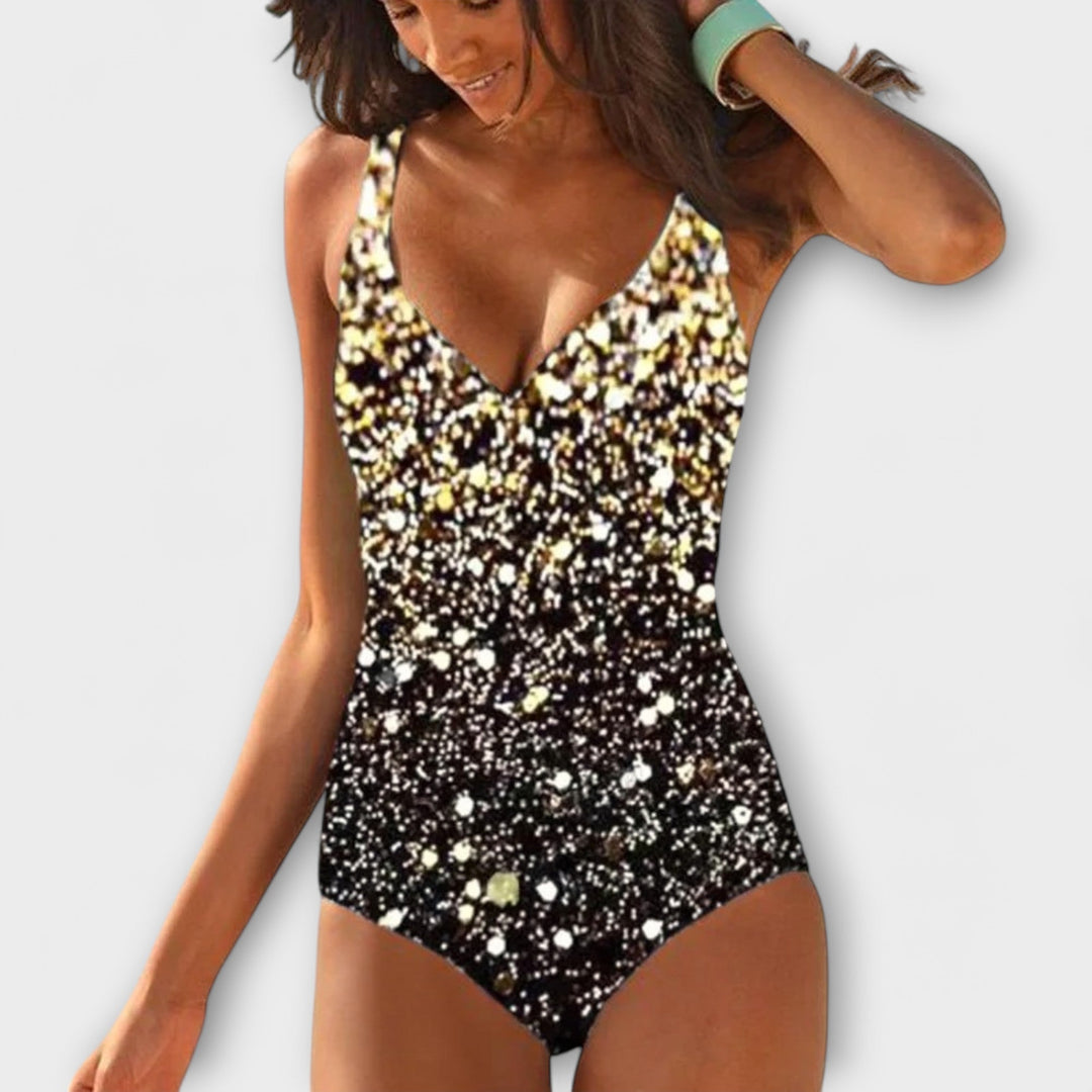 Silvia | Dreifarbiger Bikini-Set