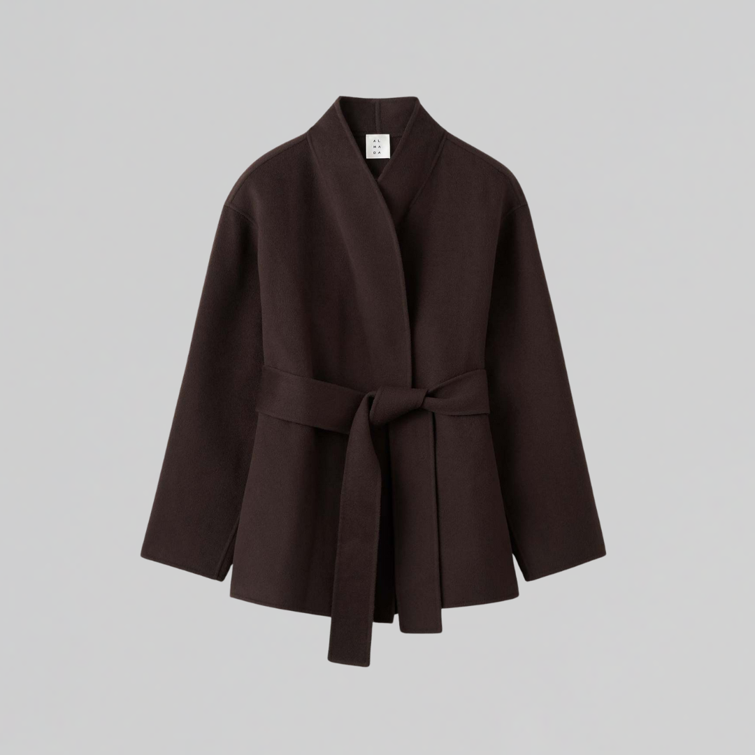 Gisela | Geschichtete Jacke mit Gürtel