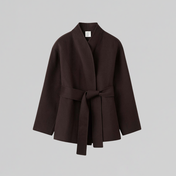 Gisela | Geschichtete Jacke mit Gürtel