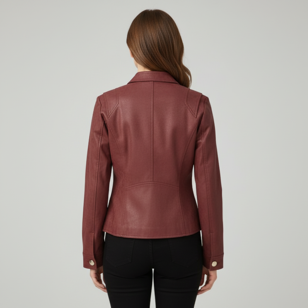 Bianca | Strukturierte Jacke mit Knöpfen