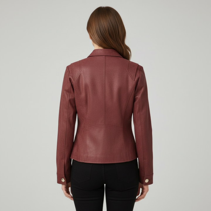 Bianca | Strukturierte Jacke mit Knöpfen