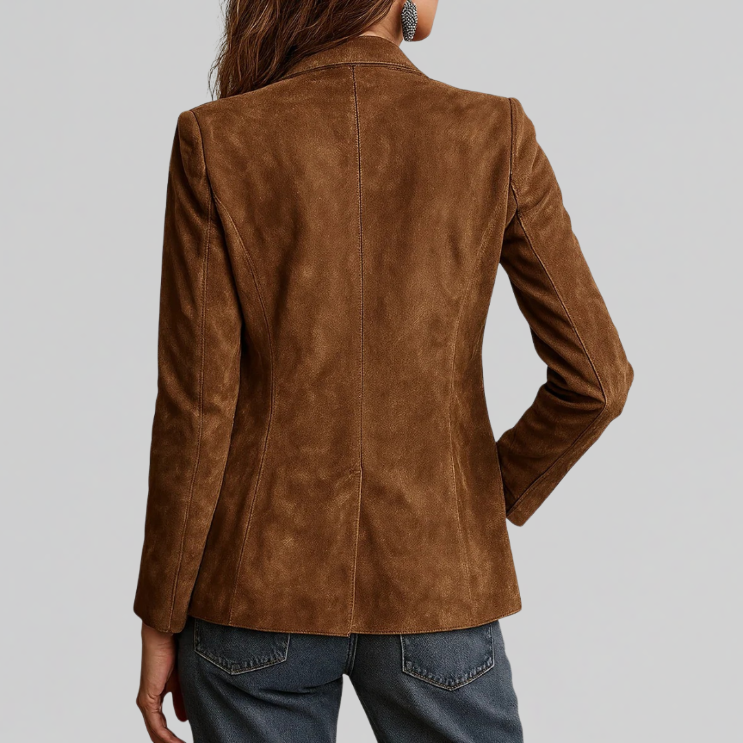 Boden | Blazer aus weichem Wildleder