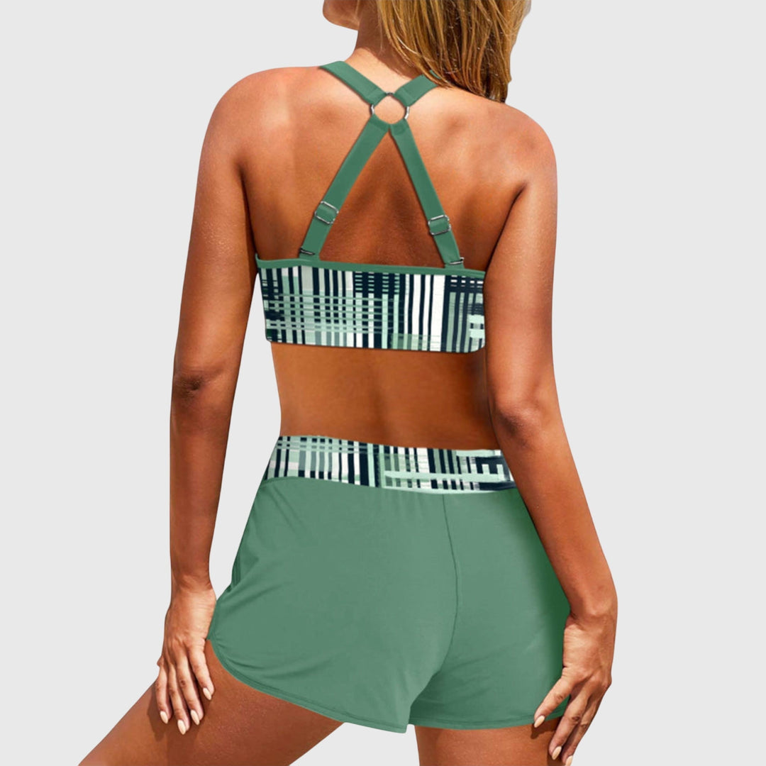 Sabrina | Hochtailliertes Rüschenset Bikini