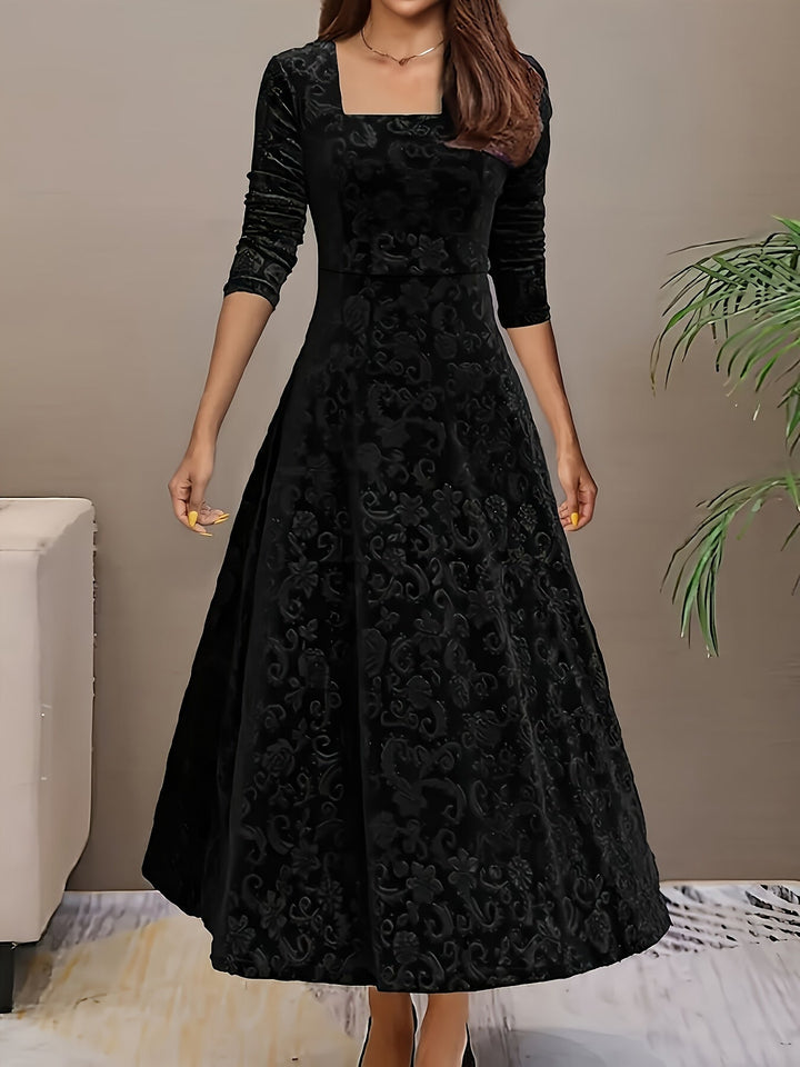 Isa | Maxikleid Elegante mit Muster