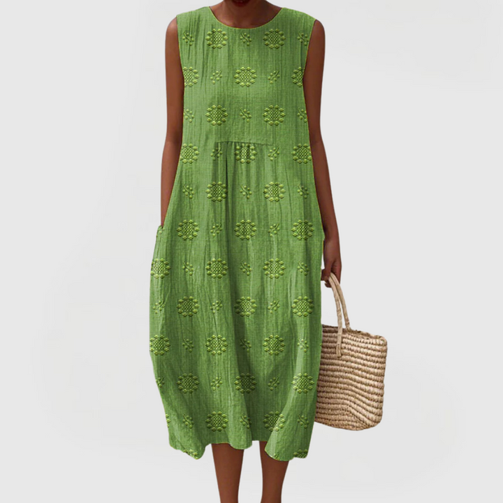Mijntje | Elegantes Kleid mit Taschen