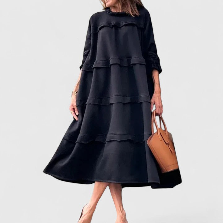 Hennie | Verfeinerte Midi Kleid