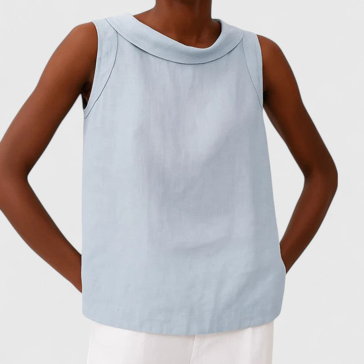 Lydia | Elegantes Top mit Kragen