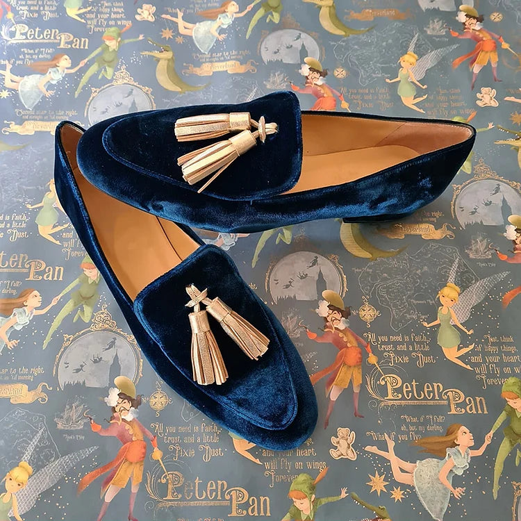 Celestia - Elegante Slipper mit Fransen