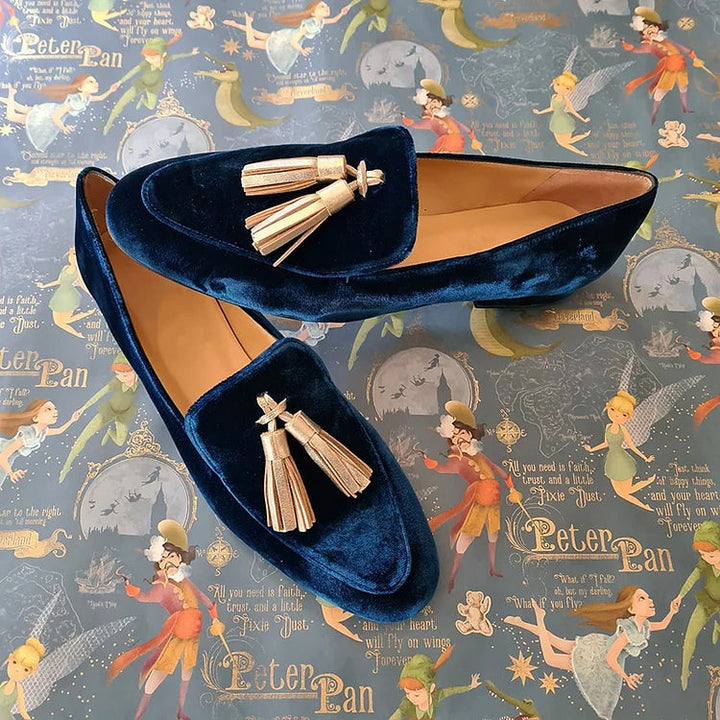 Celestia - Elegante Slipper mit Fransen