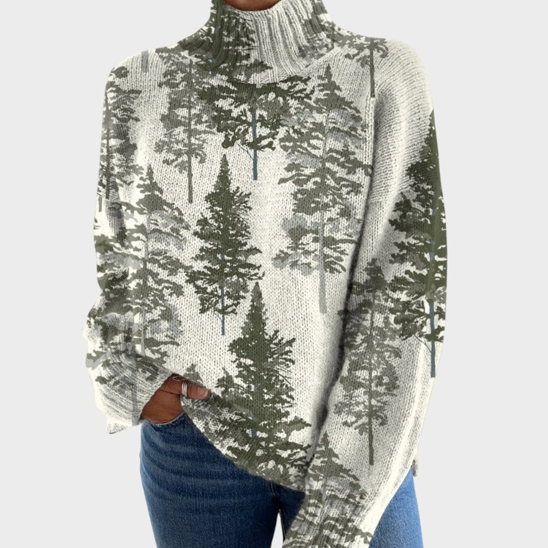Nádia - Künstlerischer Strickpullover