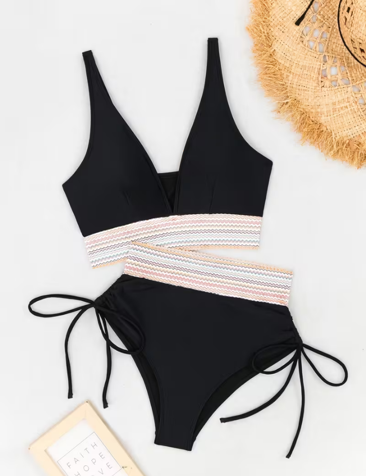 Yara | Elegantes Hohe Bikini Set