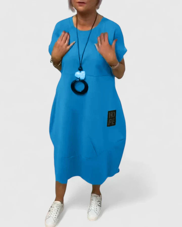 Moniek | Bequeme Midi-Kleid