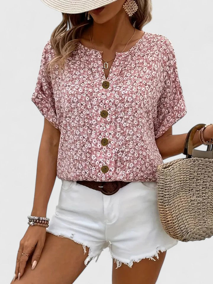 Lydia | Elegante Blumen-Top für den Sommer