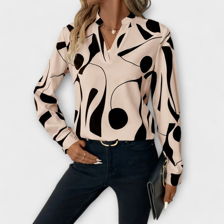 Isa | Elegante Bluse Mit Design