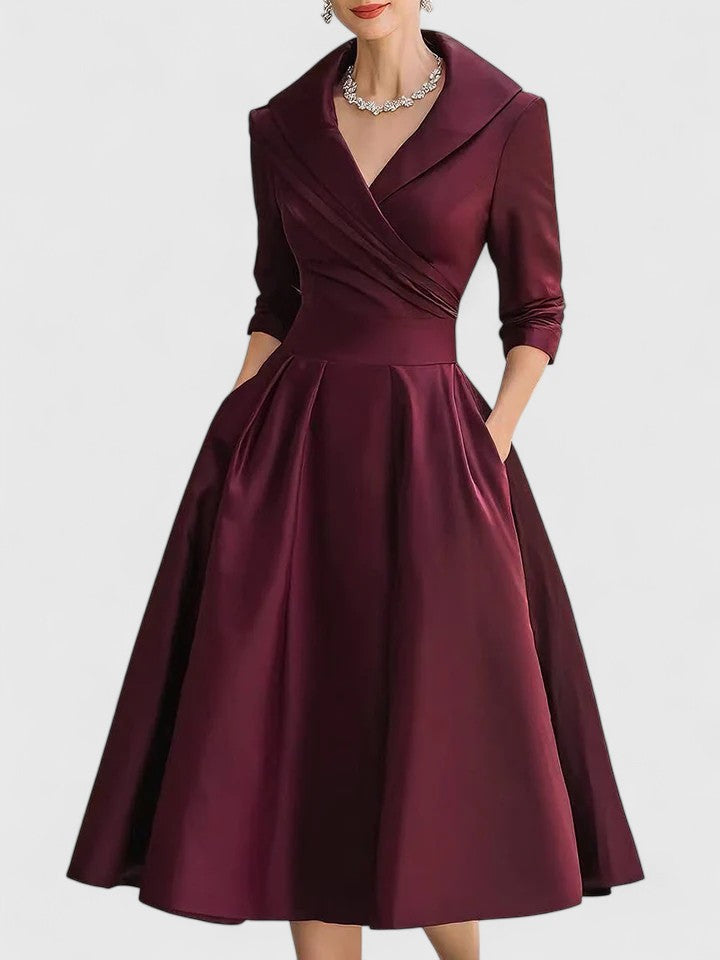 Leonore | Elegantes Midi-Kleid