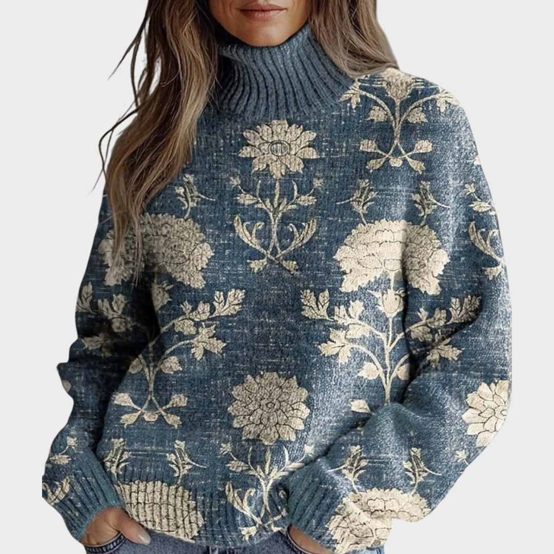 Alice - Kunstzinnige Gestrickter Pullover