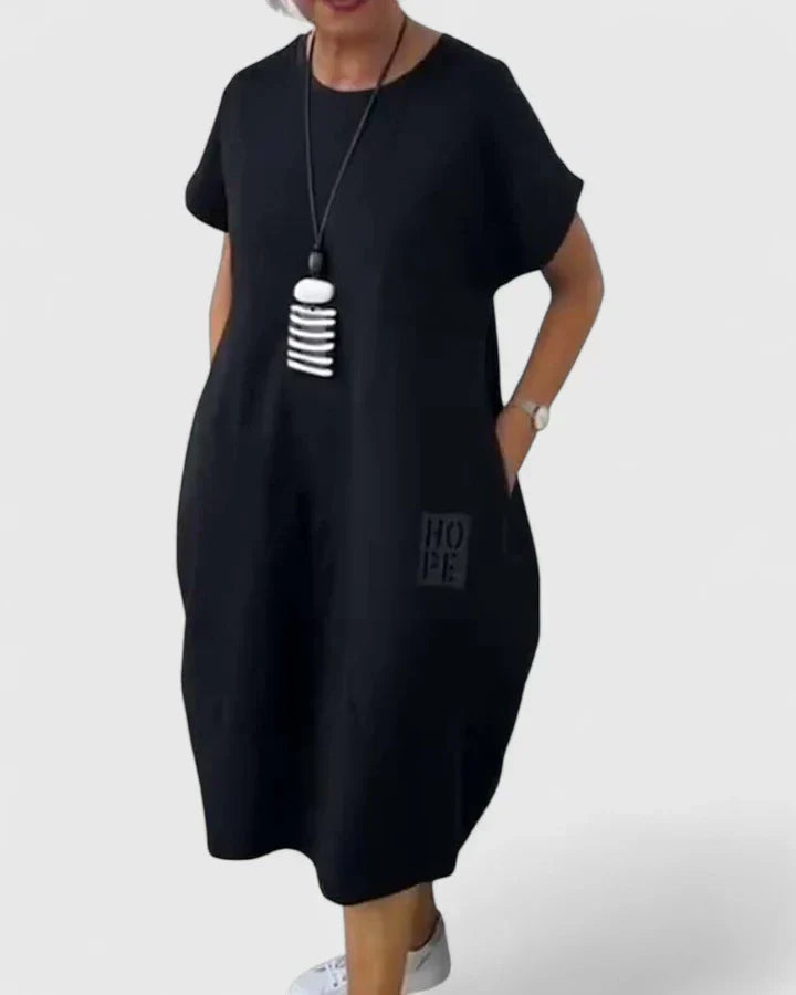 Moniek | Bequeme Midi-Kleid