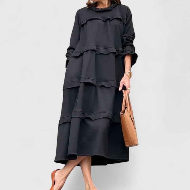 Hennie | Verfeinerte Midi Kleid