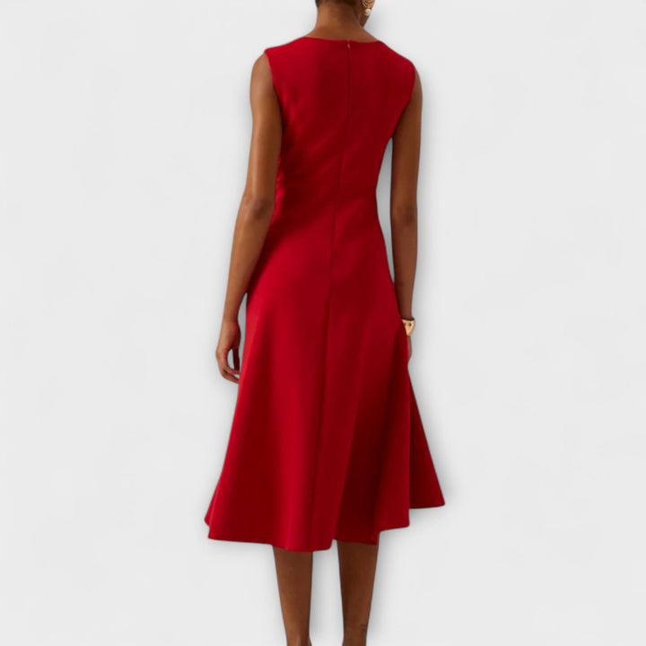 Sigrid | Verfeinerte Midi Kleid