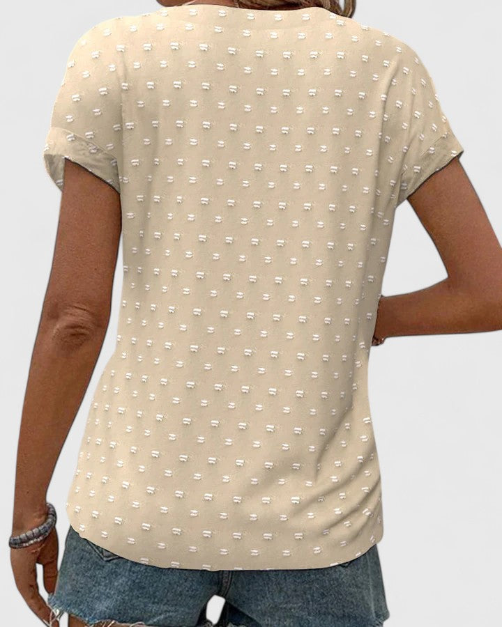 Rebecca | Bequeme V-Ausschnitt Bluse