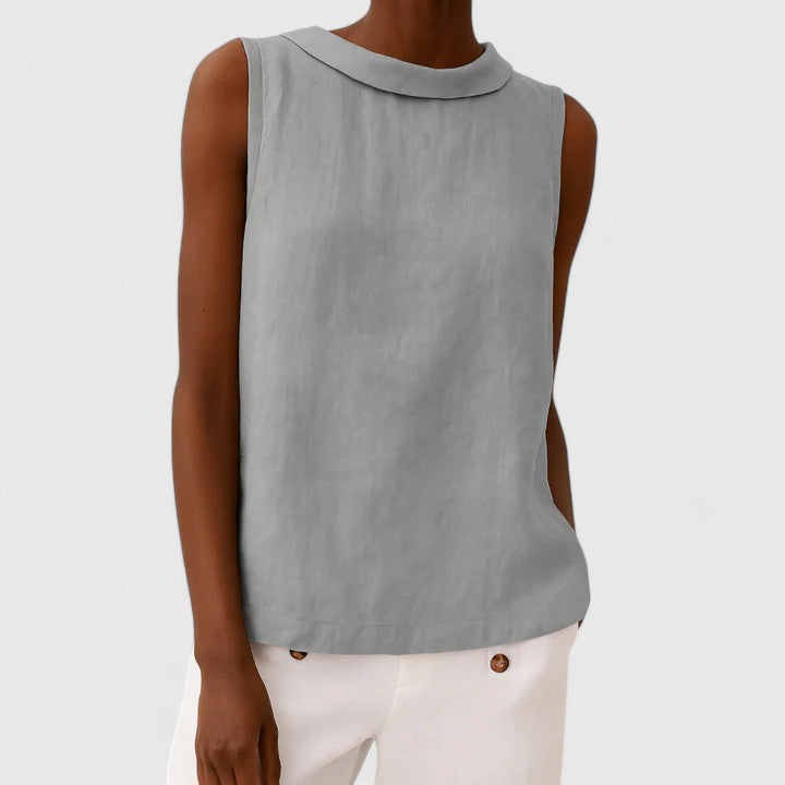 Lydia | Elegantes Top mit Kragen