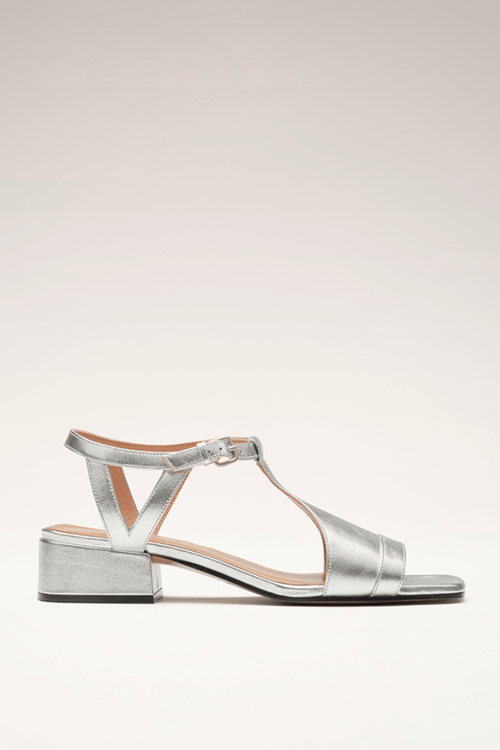 Serena | Silberne Sommerschuhe