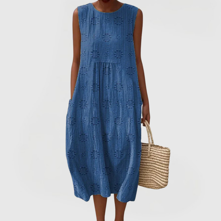 Mijntje | Elegantes Kleid mit Taschen