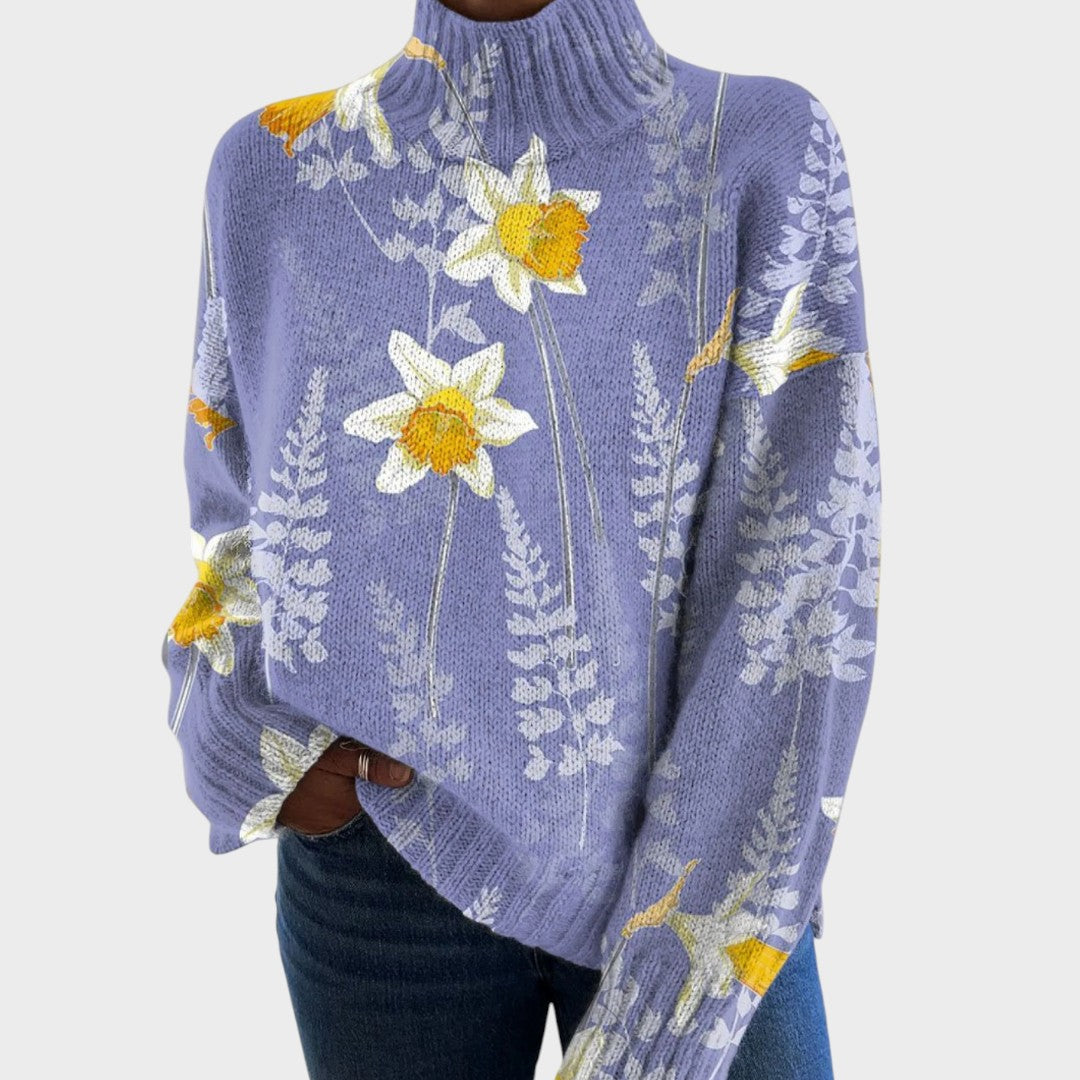 Filipa - Künstlerischer Strickpullover