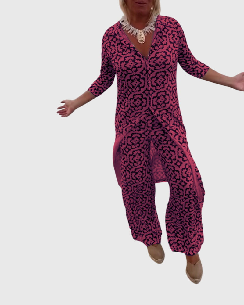 Jojanneke | Elegantes Vintage-Zweiteiliges Set