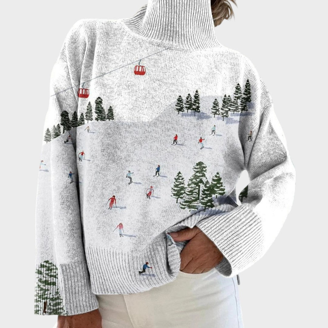 Francisca - Künstlerischer Strickpullover