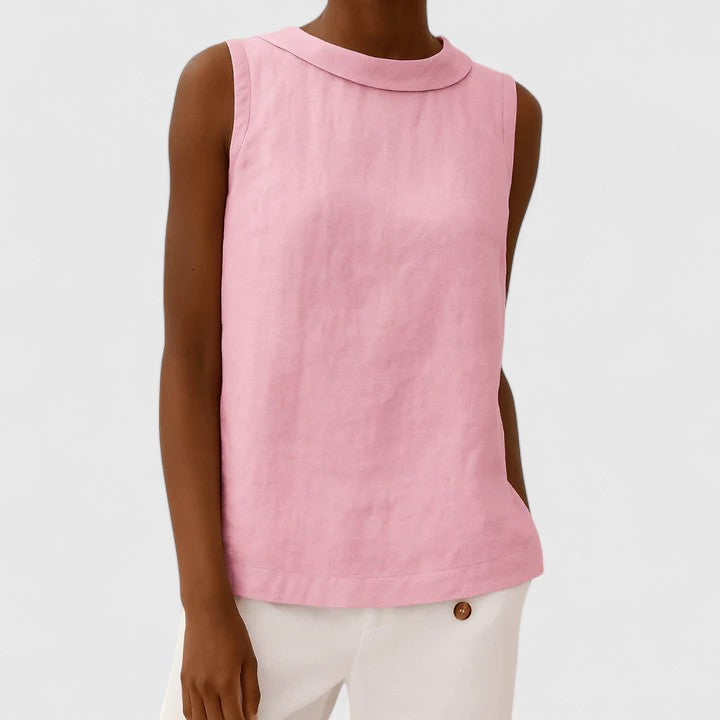 Lydia | Elegantes Top mit Kragen