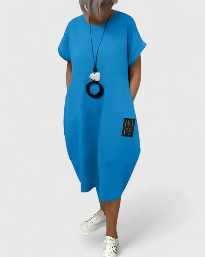 Moniek | Bequeme Midi-Kleid