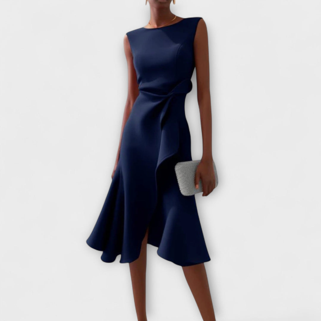 Sigrid | Verfeinerte Midi Kleid