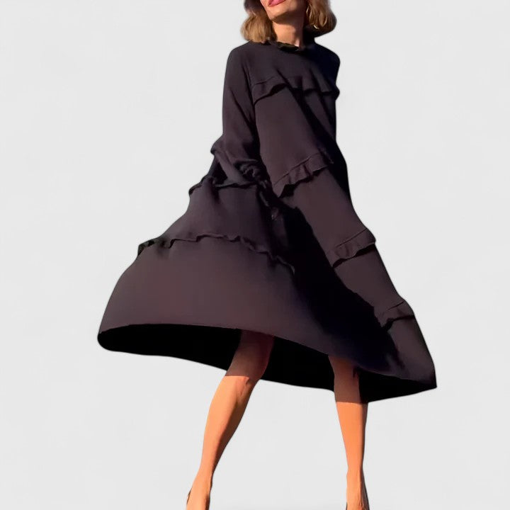 Hennie | Verfeinerte Midi Kleid