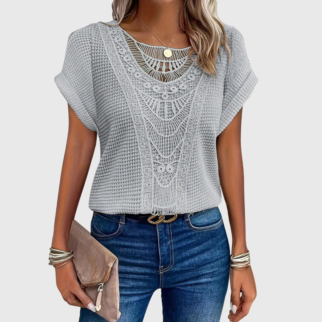 Inge | Elegante Bluse im Ibiza-Stil