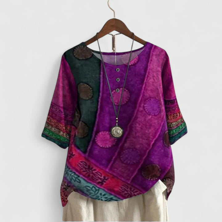 Carine | Elegantes Boho-Top