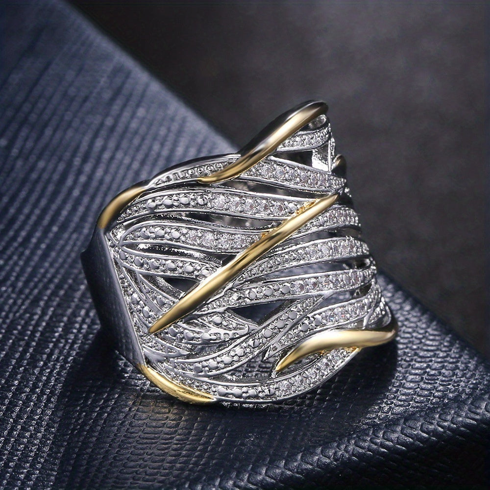 Eleganter Geflochtener Ring