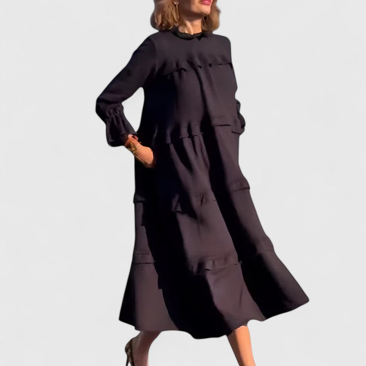 Hennie | Verfeinerte Midi Kleid