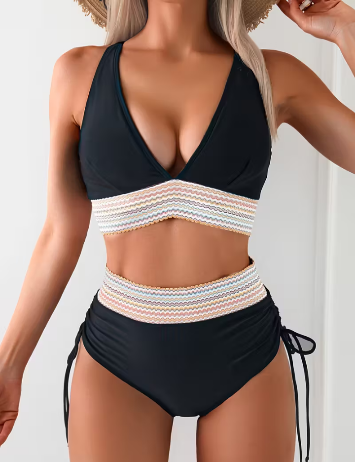 Yara | Elegantes Hohe Bikini Set