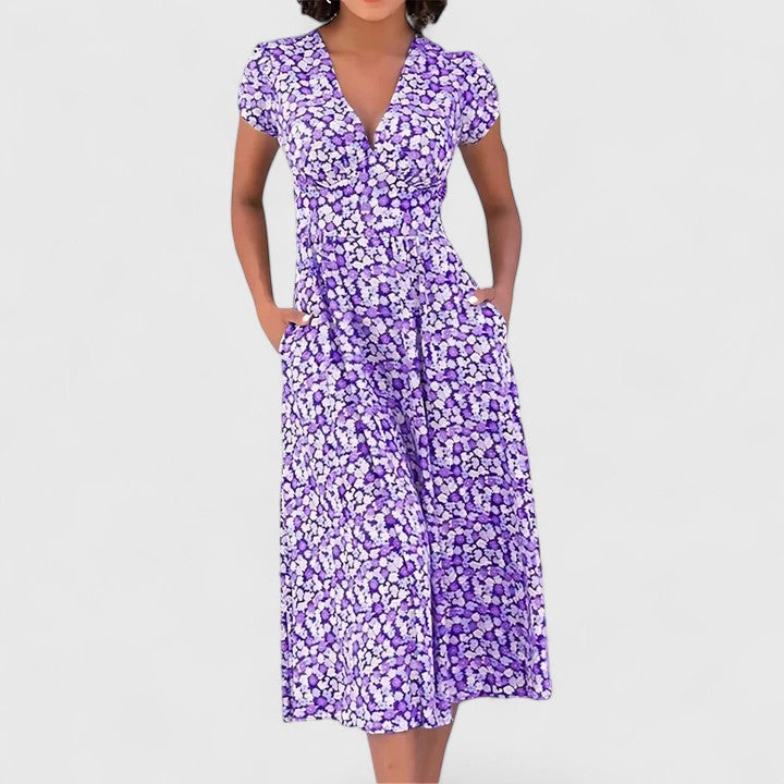 Eva | Bequemes Midi Kleid