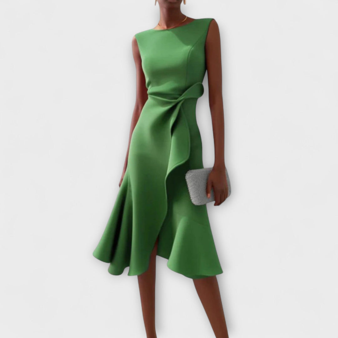 Sigrid | Verfeinerte Midi Kleid
